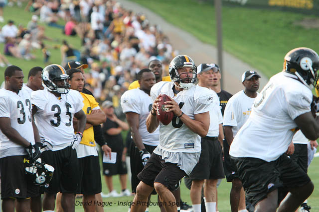 Inside The Trenches: Ben, Grisham hook up for big plays; Williams and Worilds impress in featured drill